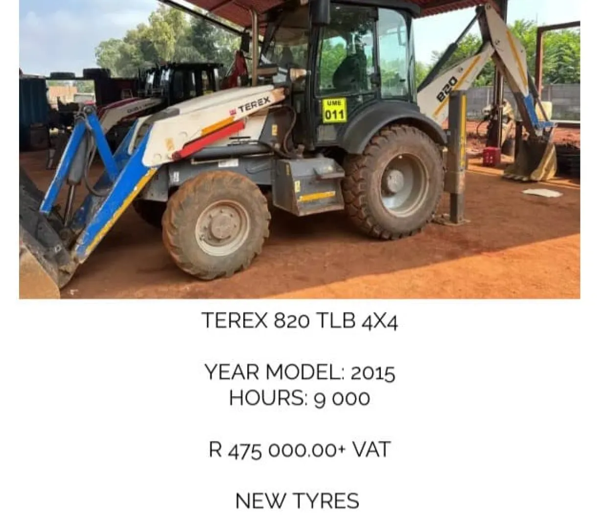 TEREX 820 TLB 4X4