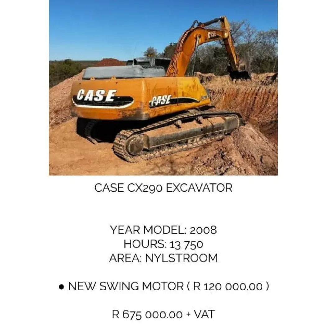 CASE CX290 EXCAVATOR
