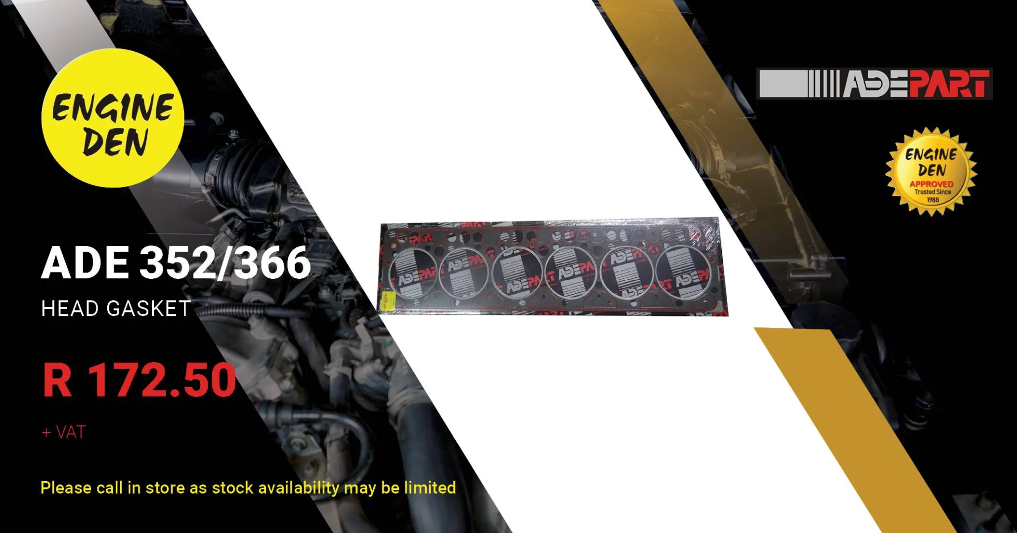ADE 352/366 Head gasket | Engine Den