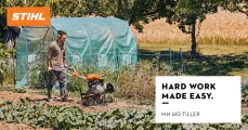 Hard work made easy with the MH 610 Tiller | STIHL