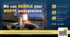 We can handle your waste emergencies! | Dump Truckers
