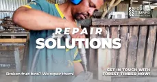 Broken fruit bins? We repair them! | Forest Timber