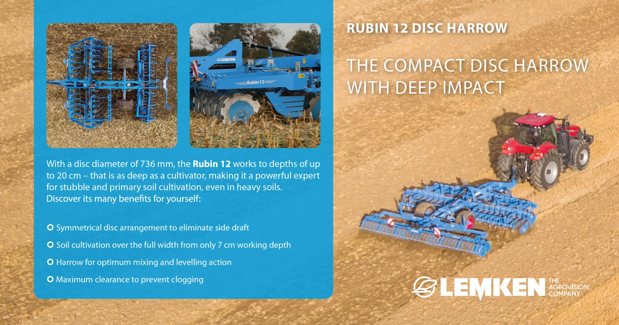Join LEMKEN at NAMPO 2024 | Stand A8/A9