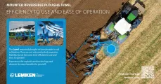 Mounted reversible ploughs Juwel | LEMKEN