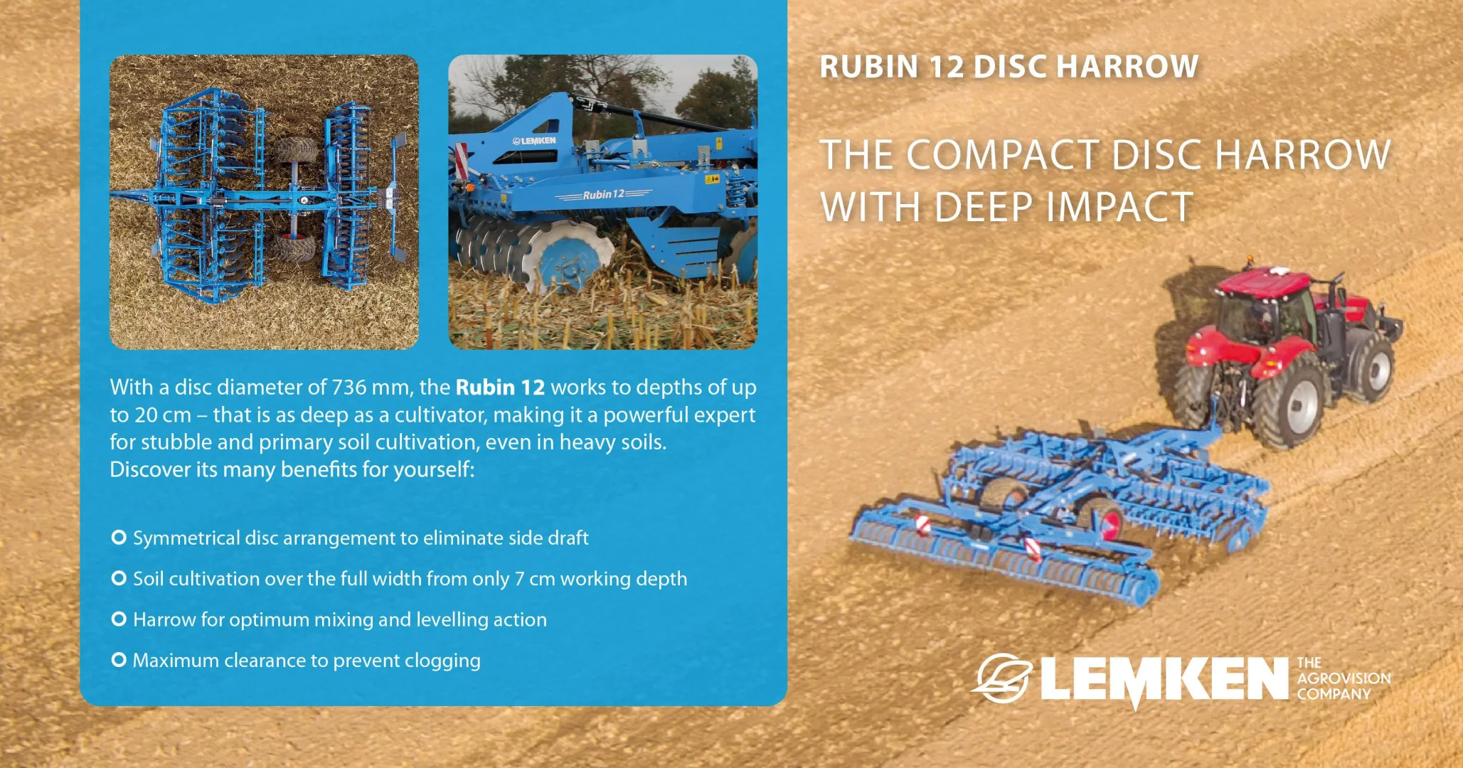 Rubin 12 disc harrow | LEMKEN