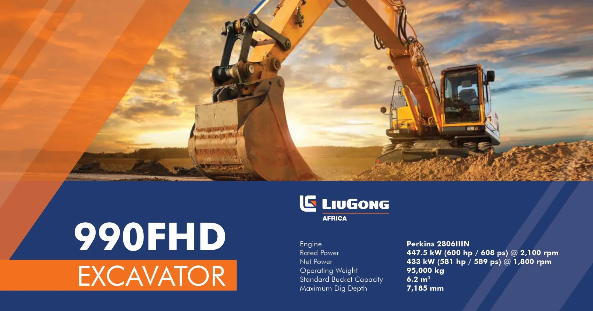 990FHD Excavator | LiuGong Africa