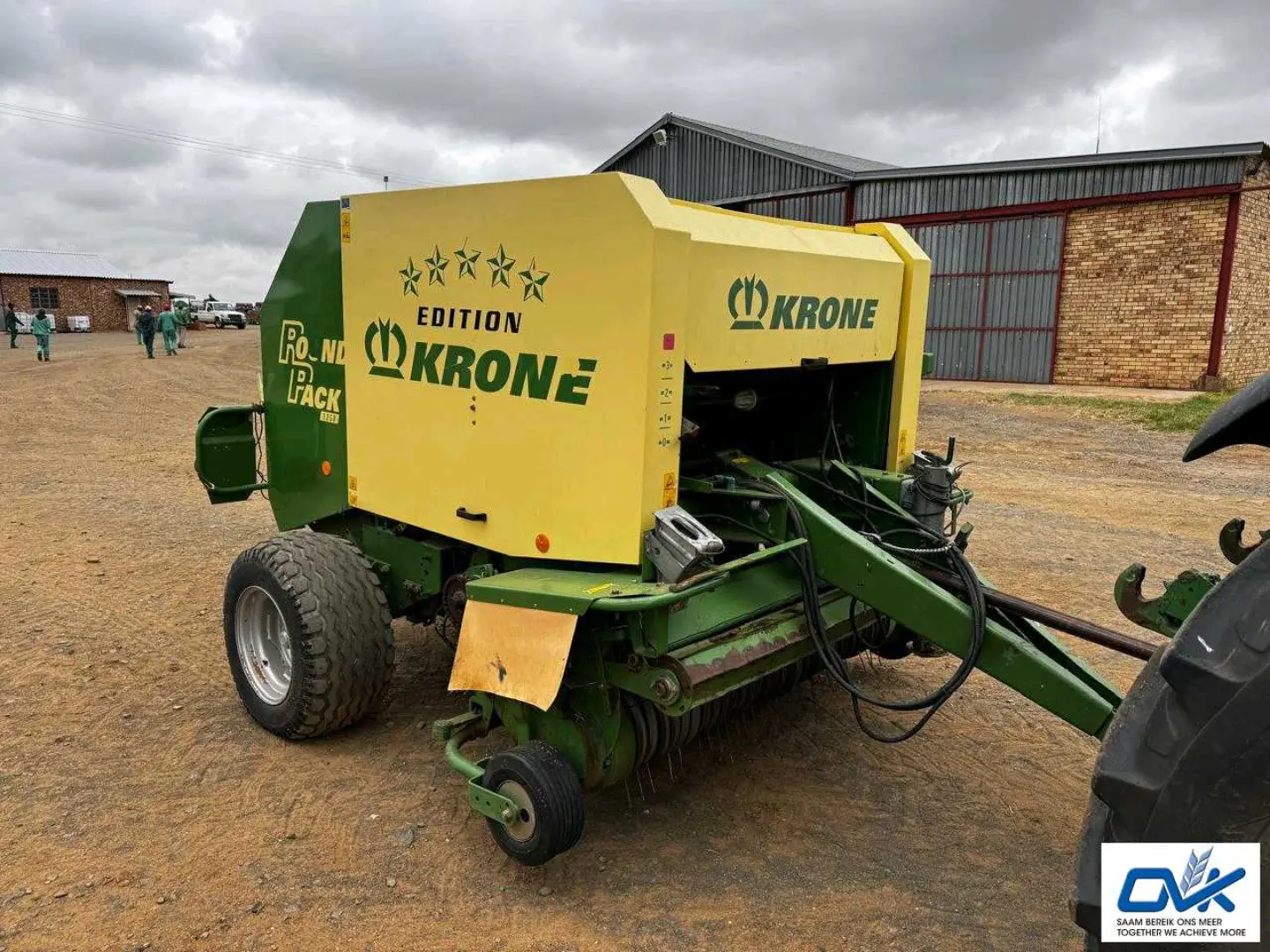 2012 Krone 1250RP NET/TWINE Round Baler