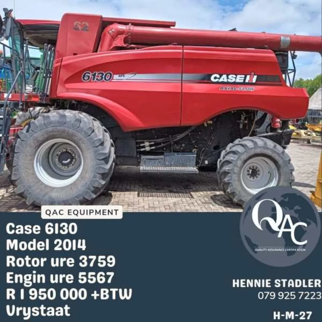 2014 Case 6130 | Rotor Hours 3759 | QAC Equipment